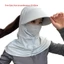 Mũ KANGN, Mũ che lụa băng thoáng khí, có khăn choàng chống nắng Unisex