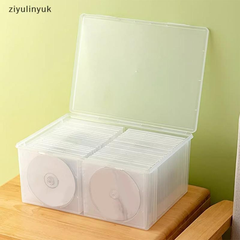 Ziyulinyuk Trong Suốt Và Chống Bụi CD Hộp Bảo Quản DVD Gia Đình Đĩa CD Album Truyện Tranh Tổ Chức Hộp Bảo Quản Kệ Có Nắp Chụp EN