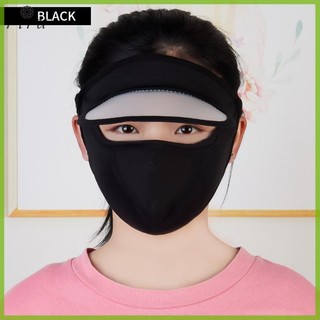 Ptfu Nữ Mỏng Thoáng Khí Ice Silk Cổ Dài Full Face Mask Mùa Hè Mới