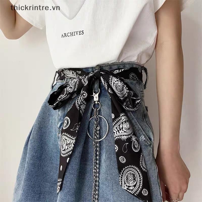 Thi Dài Lụa Nhỏ Satin Khăn Nữ Thắt Lưng Trang Trí Nữ Cổ Vát Khăn Hàn Quốc Đa Năng Tóc Ruy Băng VN