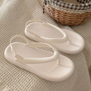 XIXITIAO Dép Lê Nữ Mùa Hè Kiểu Dáng Đơn Giản Thích Hợp Để Mang Ngoài Trời Đi Nghỉ Mát Đế Bằng Đi Biển