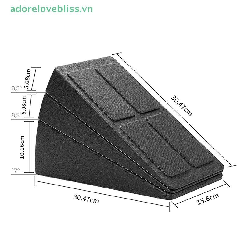 Thêm 3 Squat Nêm Khối Có Thể Điều Chỉnh Chống Trơn Trượt Squat Ramp Deadlift Nêm Bê Cáng Slant Ban Sức Mạnh Cho Squat Deadlift BSS