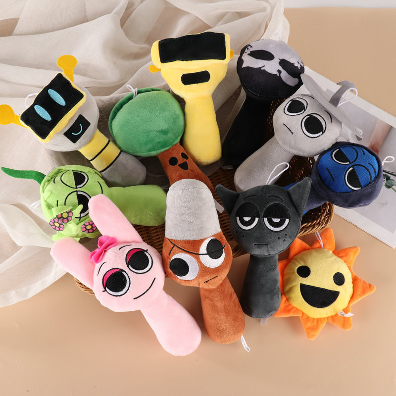 Gấu Bông Sprunki Búp bê sang trọng,Hộp nhịp điệu Búp bê Đồ chơi trẻ em Incredibox Sprunki đồ chơi,Quà Tặng Cho Bé