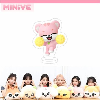 Mô hình Standee Kpop IVE Acrylic Stand HD Yujin Gaeul Wonyoung LIZ Rei Leeseo fg Phụ kiện trang trí để bàn góc học tập
