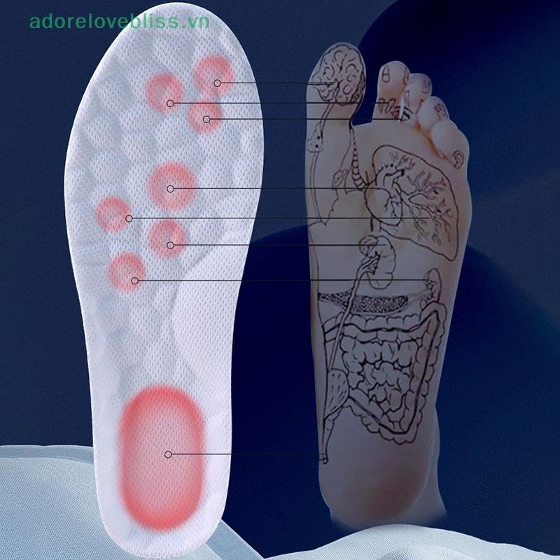 Thêm Độ đàn hồi cao Đế thể thao cao su Miếng đệm giày mềm Hỗ trợ vòm Đế chỉnh hình Khử mùi thoáng khí Đệm hấp thụ sốc BSS