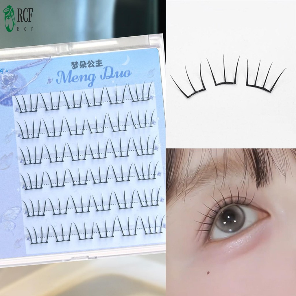 Không Cần Keo Cụm Lash Dây Mỏng DIY Anime Mi Cho Công Việc Sinh Nhật Tiệc Và Du Lịch