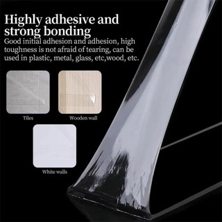Băng keo hai mặt ALMA1, Băng Nano dính chắc chắn trong suốt, Phụ kiện phòng tắm Băng liền mạch chống thấm nước hai mặt có thể tái sử dụng