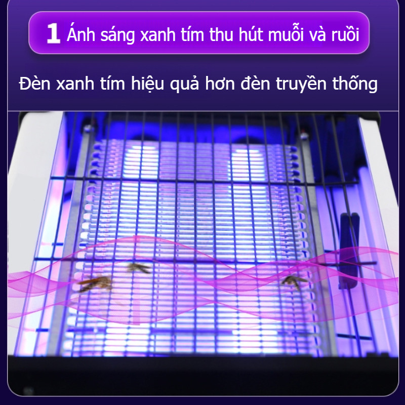 Đèn bắt muỗi,Suất 4-10W,Thu Hút Diệt Đuổi Côn Trùng,Hiệu Quả Không Độc Hại,Đèn diệt muỗi gia dụng