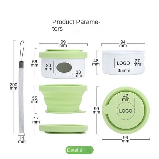 【Ready Stock】 Dog Water Cup Water Bottle Folding Mini Silicone Outdoor Special Water Cup for Pets Water Feeding Artifact Large Capacity Okfm