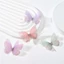 BORAGETE 50 Miếng Dán Bướm Vải Organza, Miếng Dán Thêu Bướm Voan, Handmade Hai Lớp Mô Phỏng Lưới Bướm Miếng Dán Phụ Kiện Tóc Cô Dâu