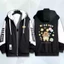 SY3 Capybara hoạt hình dễ thương LUCKY anime dây kéo Áo khoác Hoodie Unisex Top YS3