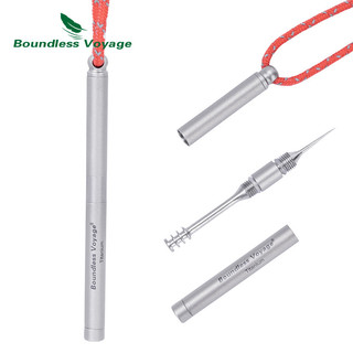 Boundless Voyage Di Động Mini Titan Tăm Giá Đỡ Sáp Tai Dụng Cụ Chăm Sóc Cá Nhân Ngoài Trời Dụng Cụ Đa Năng