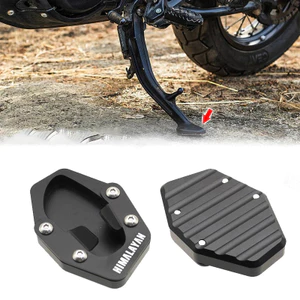 Phụ Kiện Xe Máy Chân Đế Phóng To Bên Đứng Nối Dài Hỗ Trợ Miếng Lót Cho Royal Enfield Himalayan 450 2024 2025-