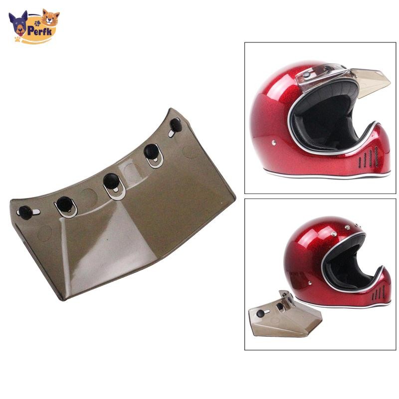 Thay thế đỉnh tấm che có thể điều chỉnh bong bóng 5 chiếc để trang trí mũ bảo hiểm xe máy