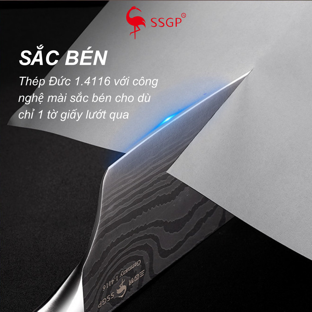 Dao chặt xương Munich SSGP của  - SS01608, dao làm bếp, dao cắt thịt, dao thái thịt, dao đầu bếp