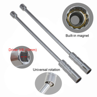 Cờ Lê Ổ Cắm Nam Châm Tháo Bugi 14/16mm - 3/8 Drive, 12 Điểm, Cho BMW, Nissan, Honda