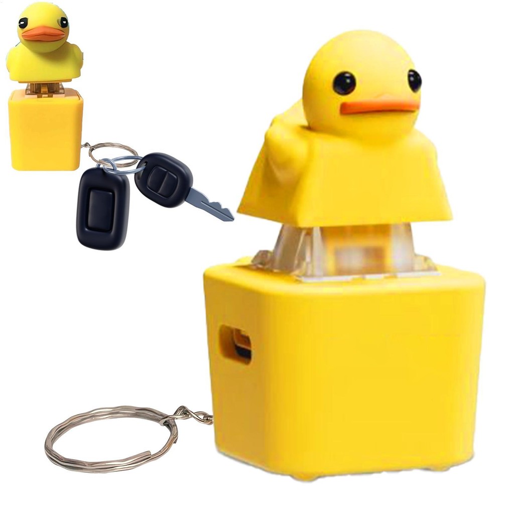 That Quacks Quacking duck Fidg- Móc khóa âm thanh giải nén vịt màu vàng nhỏ wipqsvn