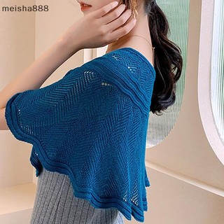 Meisha888 Nữ Dệt Kim Rỗng Khăn Choàng Khăn Choàng Mùa Hè Thu Đông Nữ Thanh Lịch Chống Nắng Áo Choàng Smock Đẹp