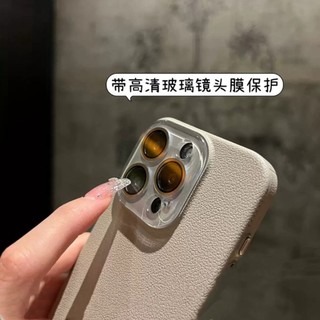 Cao Cấp Mới Titan Prime Màu Vải Lanchee Họa Tiết Da Pha Lê Camera Dành Cho IPHONE 15 14 13 12 11 Pro Max Ốp điện thoại 15PLUS Chống Sốc PC Ốp điện thoại Cứng