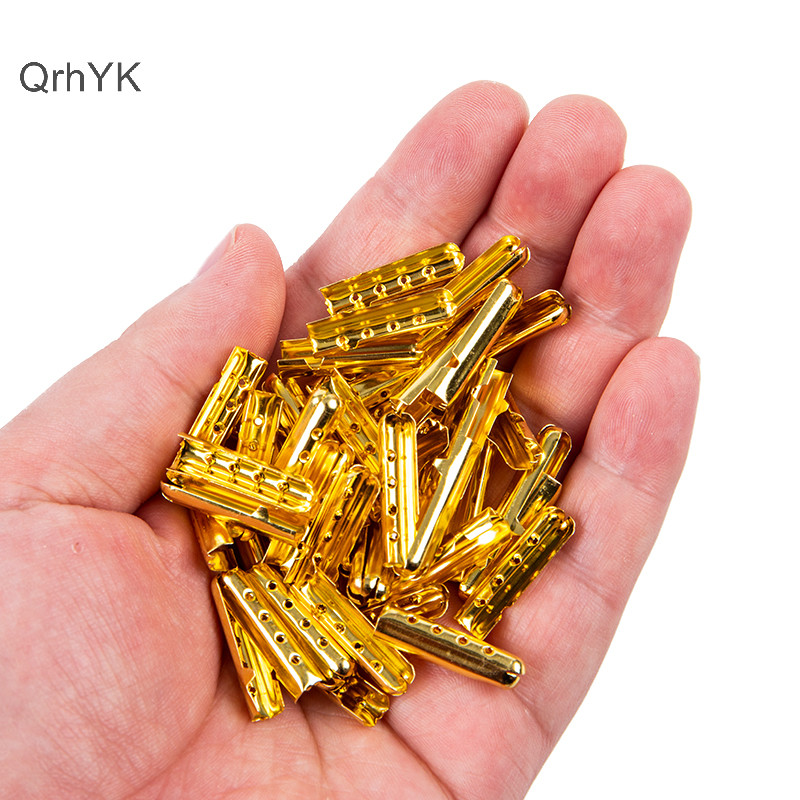 Nhà Máy Thời Trang 50 Chiếc Dây Giày DIY Giày Ren Sửa Chữa Giày Ren Top Dây Kẹp QrhYK