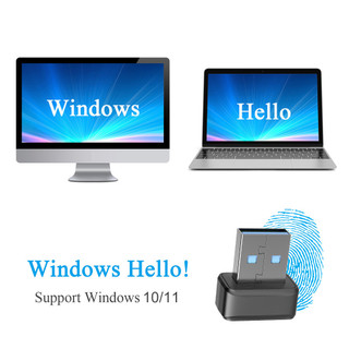 Mô-đun đầu đọc vân tay USB cho Windows 7 / 8 / 10 / 11 Khóa bảo mật Máy quét sinh trắc học Mô-đun cảm biến vân tay PC Phụ kiện máy tính xách tay [sthouse.vn]