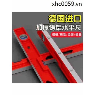 Đức Cao Cấp Tinh Thần Cấp Đúc Chắc Chắn Nhôm Độ Chính Xác Cao Treo Tường Ngói Trang Trí Hạng Nặng Mạnh Từ Tính Cân Bằng Thước
