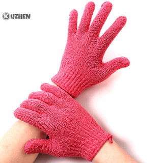 Kuzhen 1 Đôi Tắm Để Lột Tẩy Tế Bào Chết Găng tay đi tắm Chà Găng Tay Massage Cho Cơ Thể Tẩy Tế Bào Chết Bọt Biển Rửa Da Dưỡng Ẩm SPA HOT