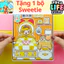 Học liệu toca DoreMi quite book đồ chơi bóc dán thông minh bằng giấy thủ công