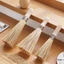 Chổi cọ nồi cọ chảo cán gỗ chổi tre cọ chảo phục vụ trong gia đình nhà hàng khách sạn thân thiên môi trường-GIOVA