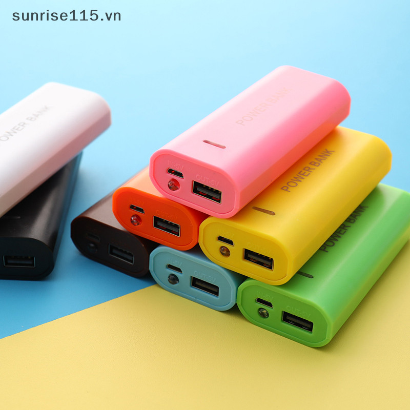 Hộp sạc USB LMH 5V 5600mAh 2X 18650 Hộp DIY để sạc.