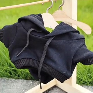 YSANH Áo hoodie thủ công 18 màu, Trang phục áo nỉ dễ thương, Đồ chơi trẻ em Áo búp bê mặc thường ngày cho búp bê Cotton 10cm