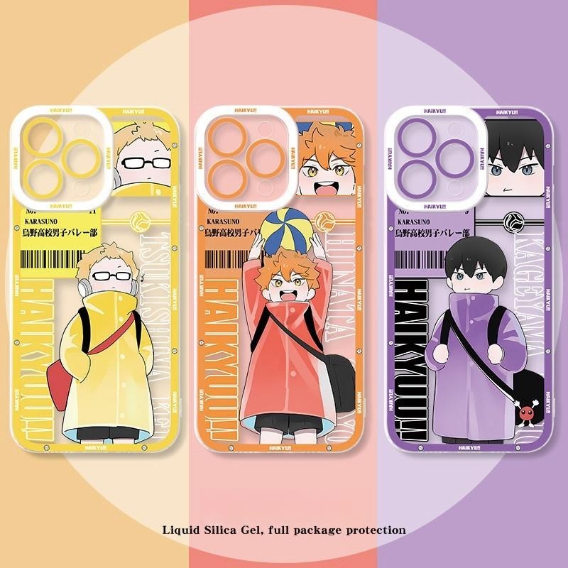 Ốp Lưng Cho Redmi 13C 12 12C 10C 10 10A 9 9A 9C A1 A2 9T Anime Hoạt Hình Haikyuu Trong Suốt Mềm Xu Hướng Thương Hiệu Silicon Dễ Thương Ốp Điện Thoại