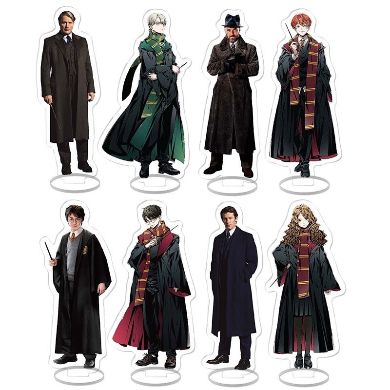 Harry potter Mô Hình Nhân Vật hermione ron dumbledore Bằng acrylic Trong Phim Hoạt Hình Trang Trí Nhà