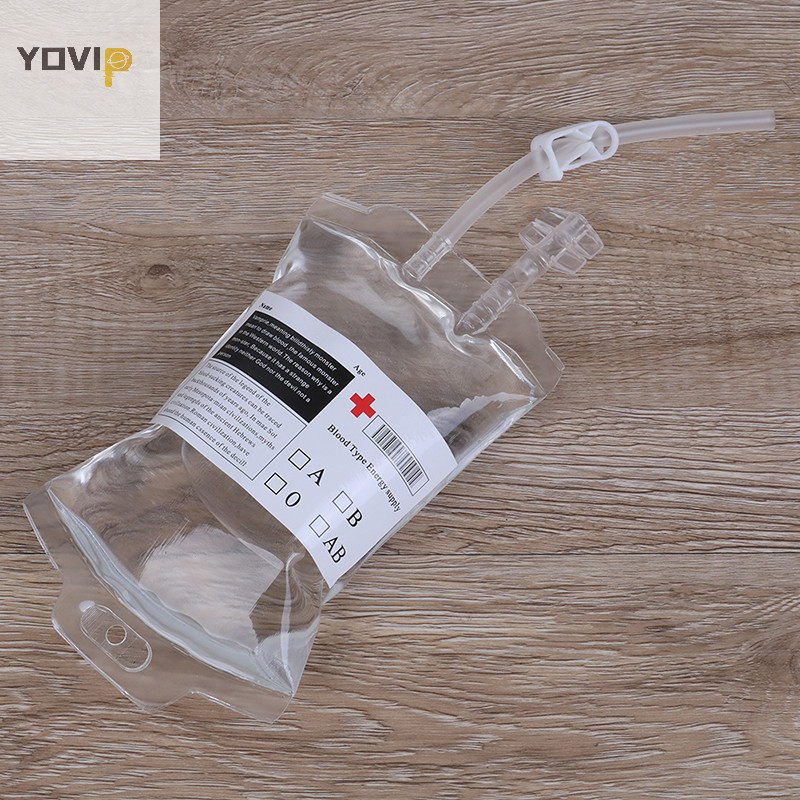 Yovip 350ml PVC Có Thể Tái Sử Dụng Năng Lượng Máu Túi Uống Halloween Ma Cà Rồng Túi Đạo Cụ VN