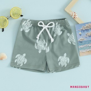 Mg-toddler Bé Trai Quần Bơi In Hình Thời Trang Quần Short Eo Co Giãn Quần Short Đi Biển Cho Bé