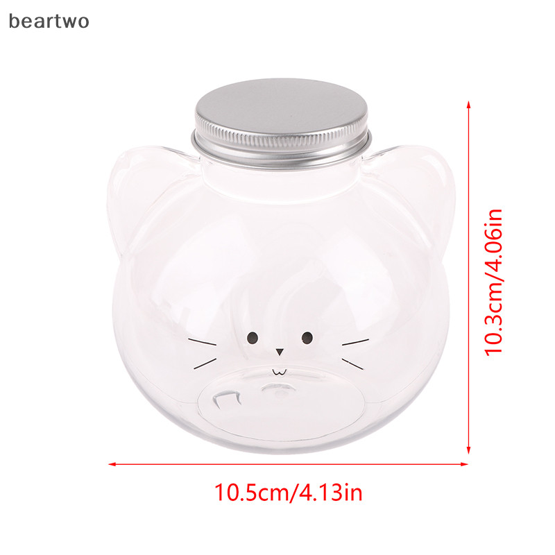 < Beartwo > Bình Nước Trà Sữa Nước Cà Phê Di Động Cốc Uống Nhà Trong Suốt Đẹp BPA Free Chai Nước Giải Khát