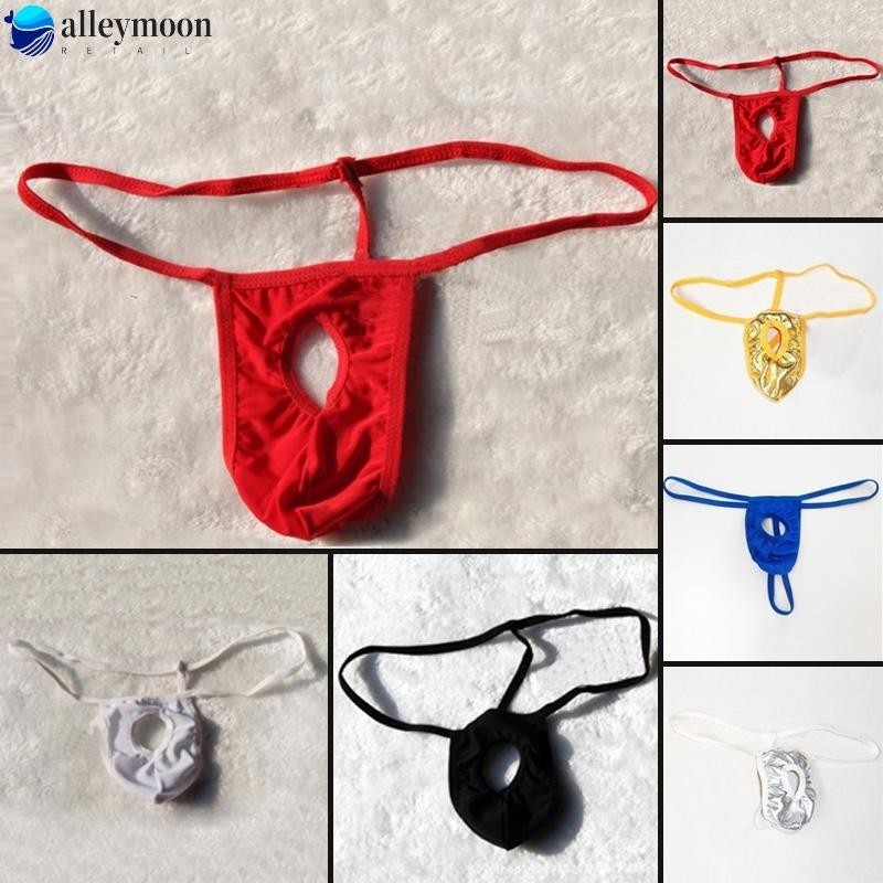 ⚡Tin TỨC MỚI CHO NAM⚡Nam Mới Gợi Cảm Quần Lót Dây Thông Có Lỗ T-back Quần Lót Gợi Cảm