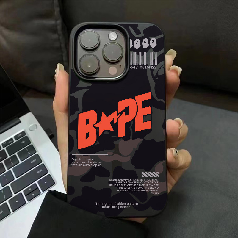 ốp iPhone 11 12 13 14 15 16 Pro Max Chống sốc BAPE tide brand