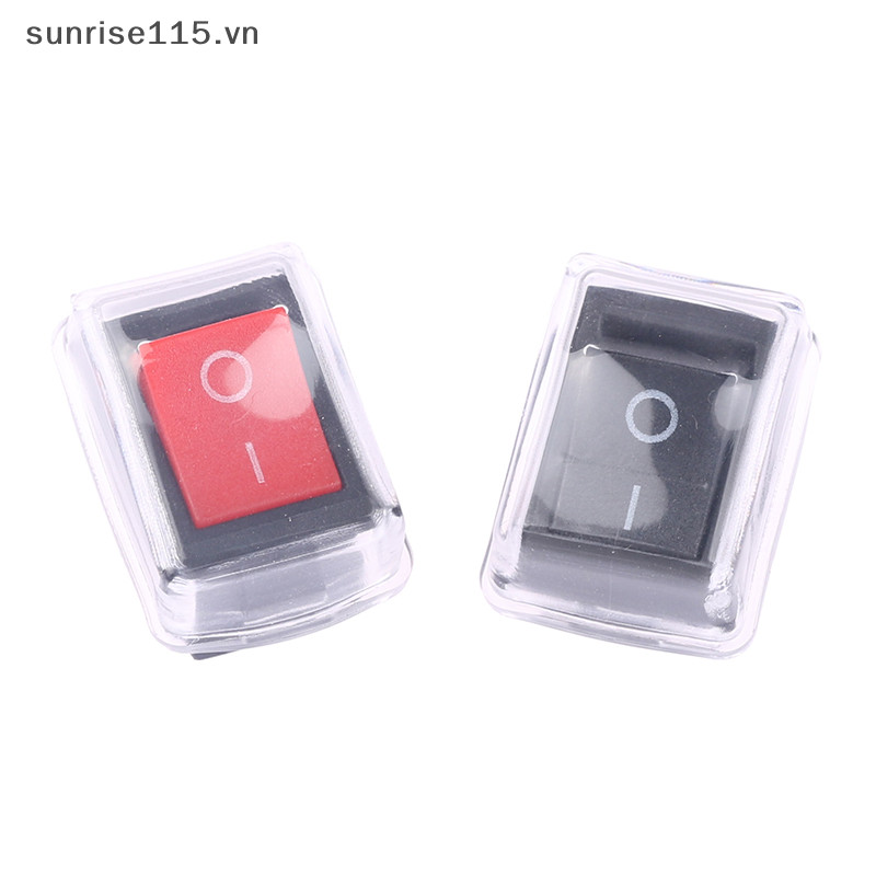 Srvn 5 Nút nhấn 2 chân Rocker bật / tắt có nắp chống thấm nước.