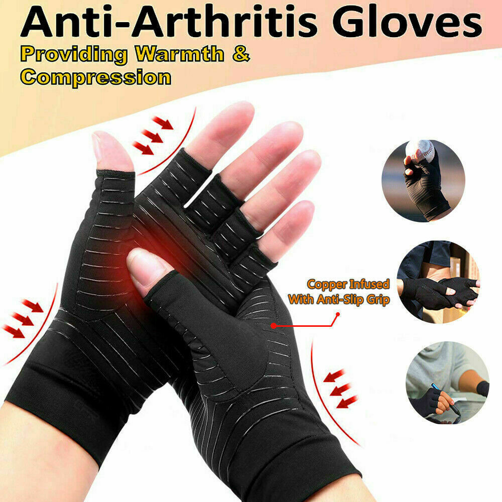 1 Cặp găng tay nén đồng hỗ trợ cổ tay, giảm đau, phù hợp thể thao bóng rổ, bóng chuyền, tennis