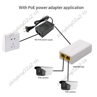 Bộ lặp 2 cổng POE 10 / 100Mbps Bộ mở rộng 1 đến 2 Poe với IEEE802.3Af / Tại 48V cho Poe Switch NVR IP Camera AP Phụ tùng thay thế