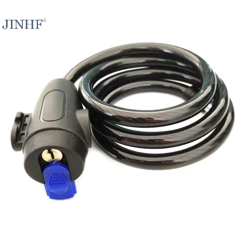 Jinhf Đa Năng Xe Máy Khóa Chống Trộm Đai 2 Chìa Khóa Cho Xe Đạp An Toàn Dây Thép Cáp Di Động Khóa Xe Điện Khóa Cáp HOT