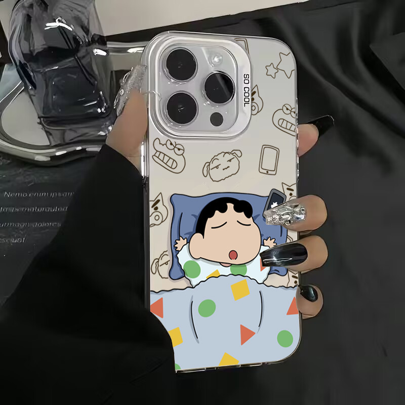 Vỏ Tương Thích Cho Xiaomi Redmi Note 14 13 12 11 Pro Plus 5G 10 12S 11S Redmi 13 12 13C 4G K70Ultra Phim Hoạt Hình Dễ Thương Crayon Xiaoxin IMD Vỏ Cứng Mờ Sang Trọng