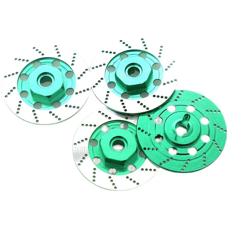 4 Miếng Kim Loại Đĩa Phanh Bánh Xe Hộp 12 Mm Lục Giác Đai Ốc Cho Tỉ Lệ 1 / 10 Xe RC Nâng Cấp Phần Phụ Kiện HSP Sakura 94123
