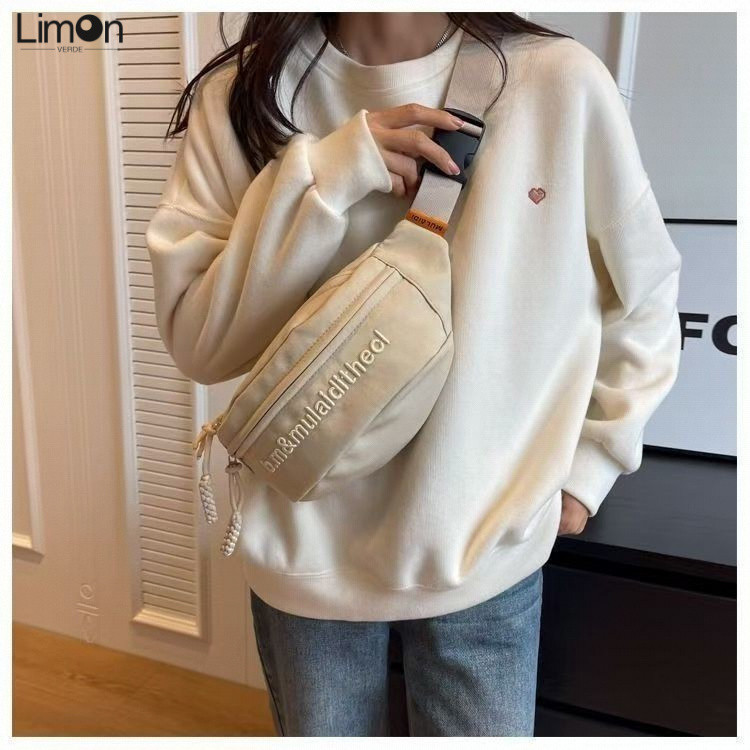 Túi đeo chéo vải Canvas Messenger nữ 2025 Túi đeo chéo một vai thời trang phong cách mới