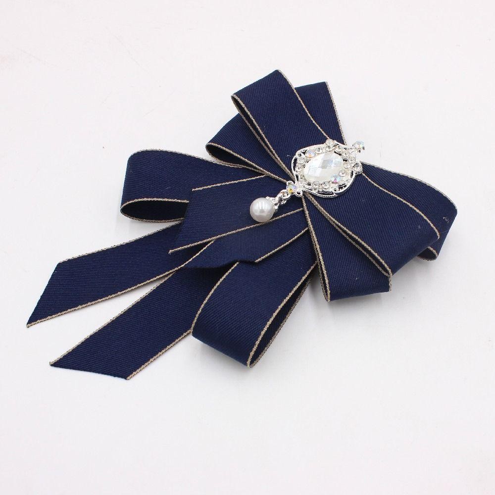 Ruy Băng Nơ Retro Handmade từ Pha Lê và Vải Thổ Cẩm, Phù Hợp Với Nam và Nữ