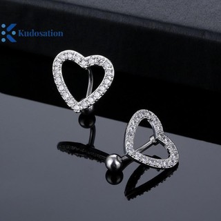 Kudosation Trái Tim Bụng Nút Vòng Rốn Xuyên Vòng Bụng Nút Xuyên Vòng Trang SứcVũ Rọc Rực Rực Rỉ Vòng