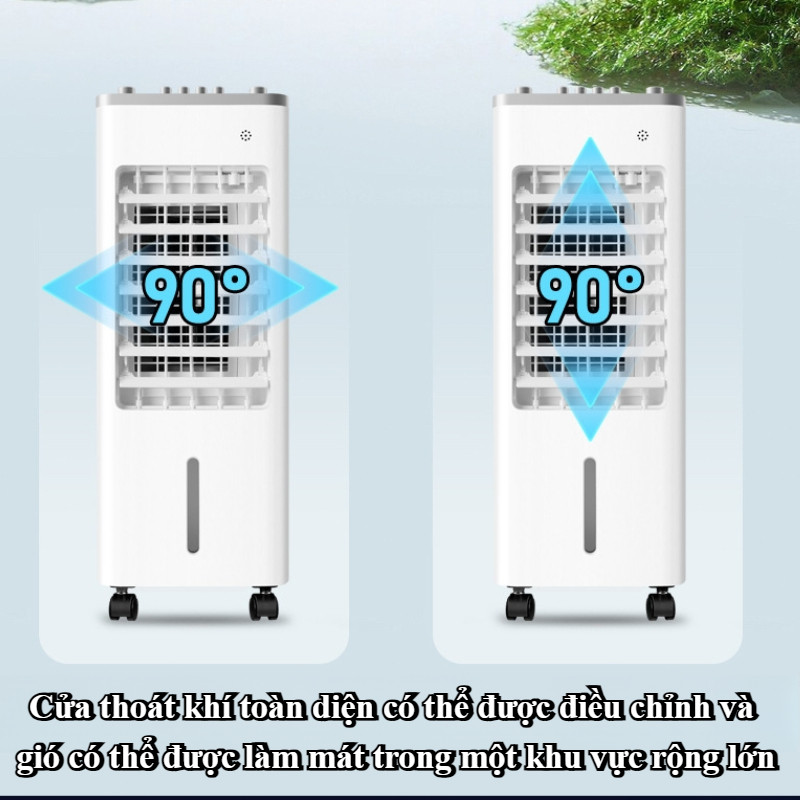 Quạt Điều Hòa Hơi Nước Mini,Điều khiển Quạt điều hòa cho gia (dung tích 12 Lít),Quạt Làm Mát Bình Chứa Nước Lớn 12L