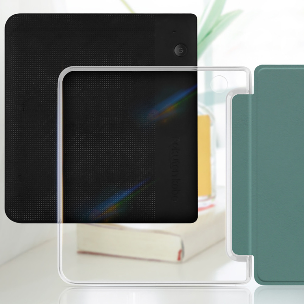 Vỏ bọc da Acrylic cứng Tương thích với Kobo Libra 2 Libra2 2021 Màu Libra Tolino Vision 6 Màu Kobo Claria (6 ") 2024 2E BW Auto Sleep and Wake Up Cover