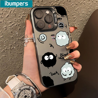 ibumpers Ốp Lưng IPhone Xinh Cute Cartoon Họa Tiết Ốp Điện Thoại IMD Cứng Trơn Chống Bẩn Chống Sốc Cho IPhone 16 15 14 12 13 11 Pro Max